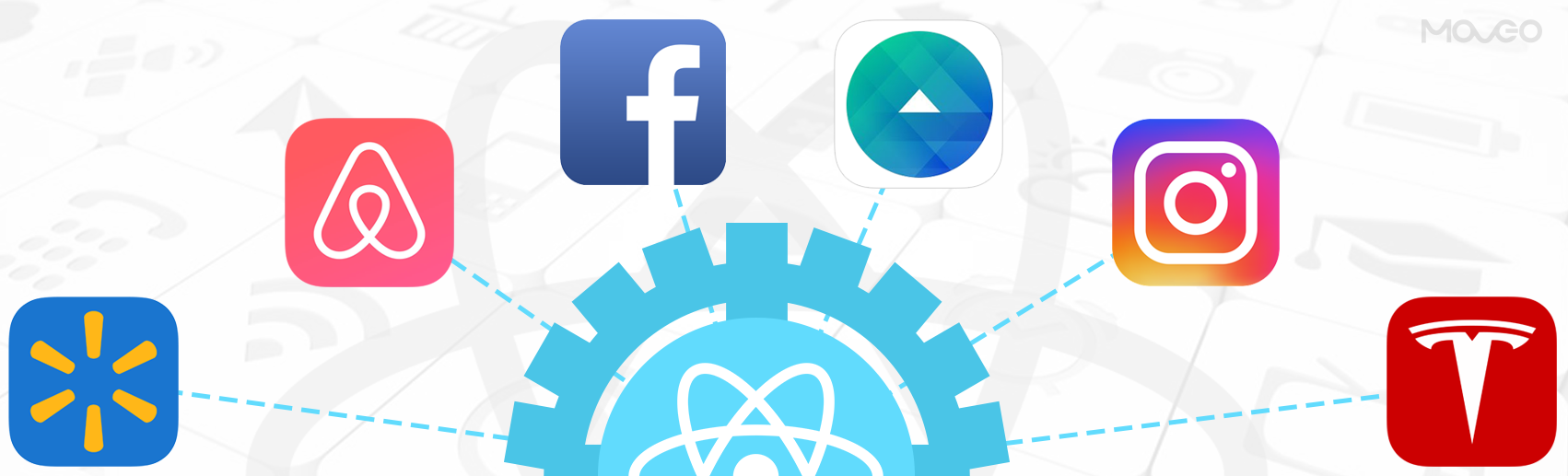 Most popular apps built with react native